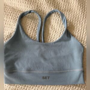 SET Active Light Blue Sports Bra